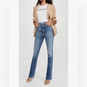 Mother High Waisted Smokin’ Double Heel size 26 light wash